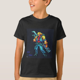 Hero (90:s Retro Video Game Pixel Stil Art) T Shirt