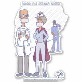 Hero Anpassningsbar Clickers Klistermärken