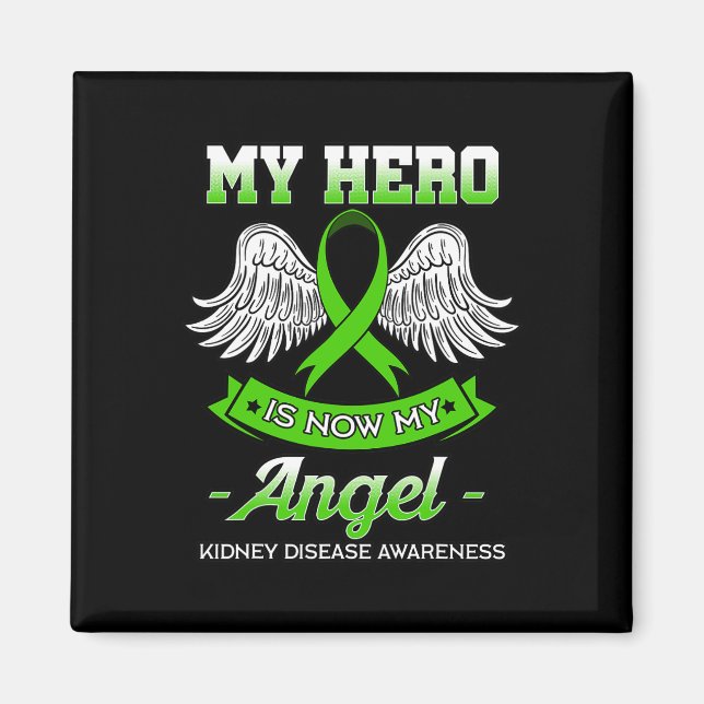 Hero är nu min angel njursjukdom transplanterad gi magnet (Framsidan)