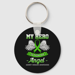 Hero är nu min angel njursjukdom transplanterad gi nyckelring