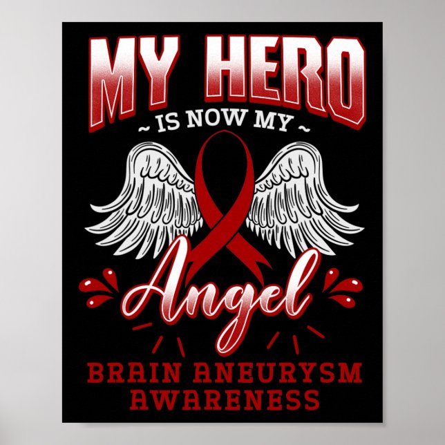 Hero är nu min gel Brain Aneurysm Intracranial G Poster (Framsidan)