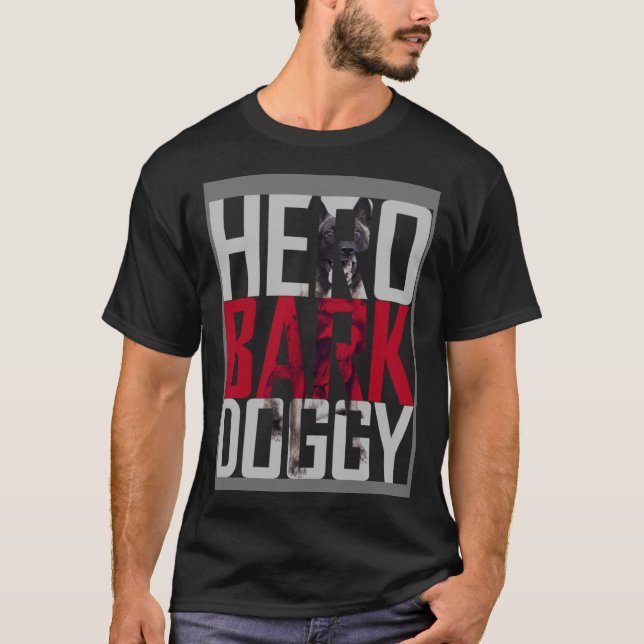 HERO BARK DOGGY Conan Militär K 9 T Shirt (Framsida)