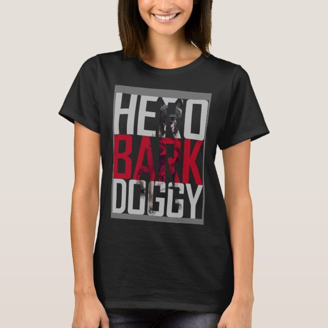 HERO BARK DOGGY Conan the Military K 9 T Shirt (Framsida)