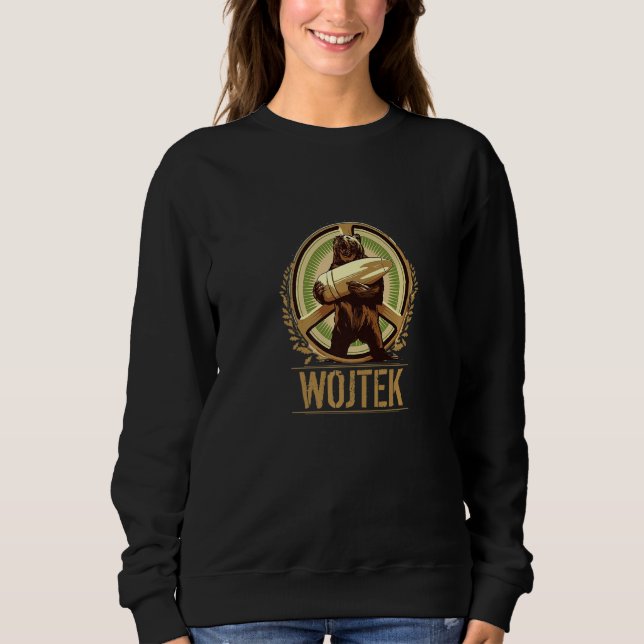 Hero Bear Short Sleeve Wojtek T Shirt (Framsida)