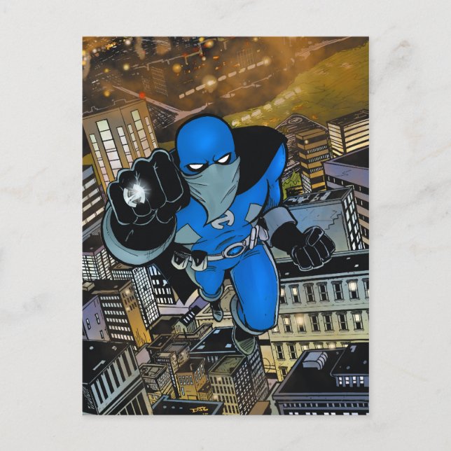 Hero by Night Issue 1 cover postcard (serie 1) Vykort (Framsida)