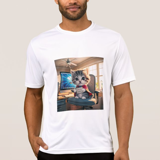 Hero Cat T Shirt (Framsida)
