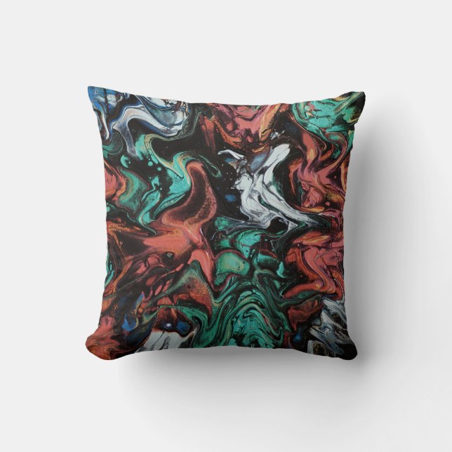 Hero Collision Throw Pillow Kudde (Framsida)