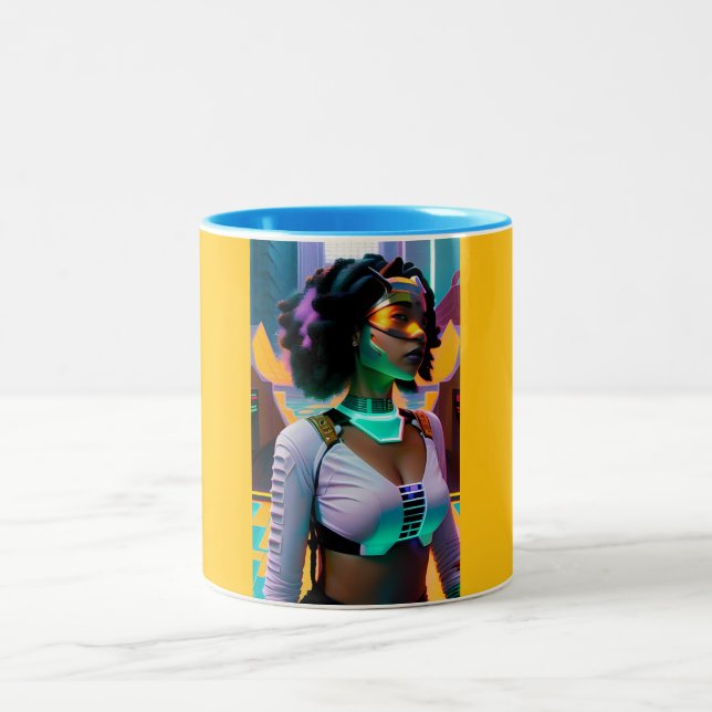 Hero Corp - Ken Gage Art Två-Tonad Mugg (Center)