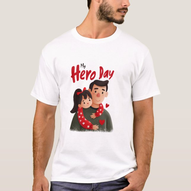 Hero Fars dag T Shirt (Framsida)