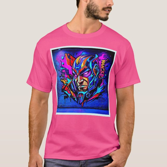 Hero Graffiti Burst T Shirt (Framsida)