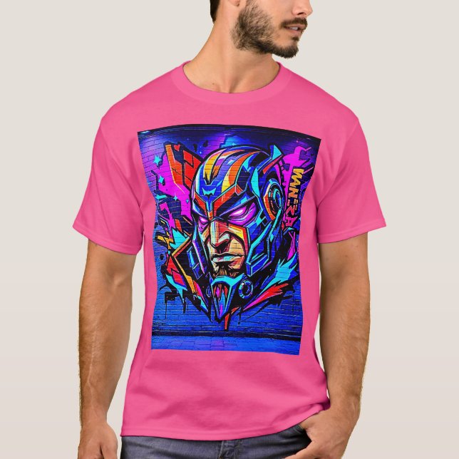 Hero Graffiti Burst T Shirt (Framsida)