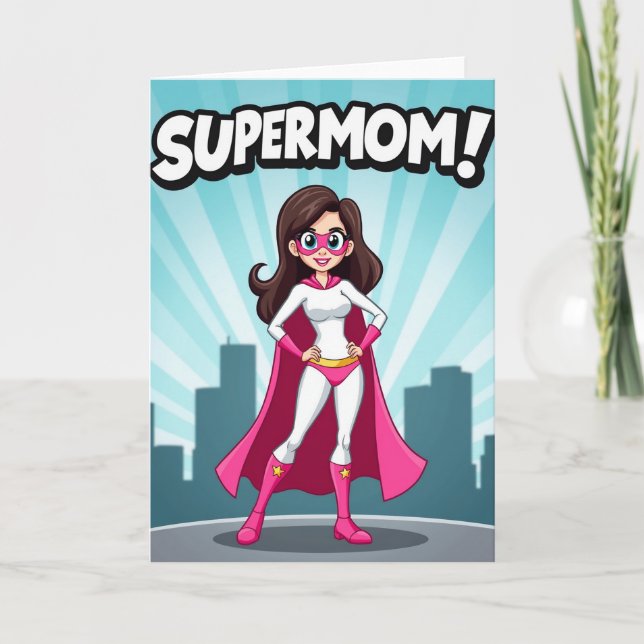 Hero Mama Mors Dag-kort Kort (Framsida)
