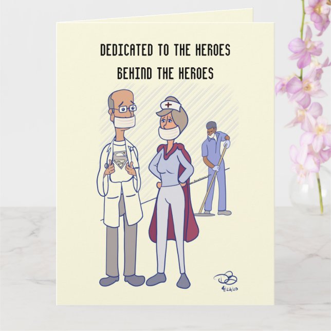 Hero-märkt hälsningskort kort (Orkide)