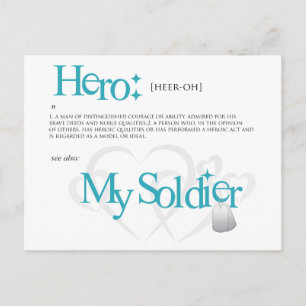 Hero: Min soldat Vykort