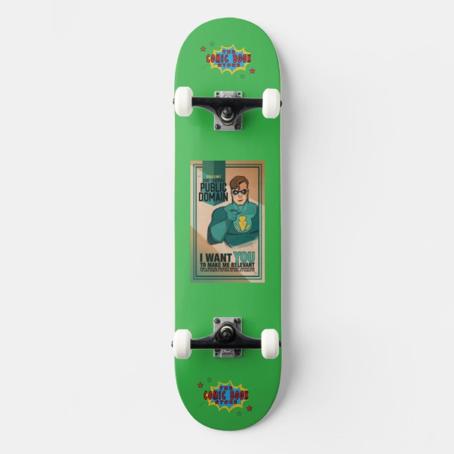 Hero Mini Skateboard Bräda 18,5 Cm (Framsida)