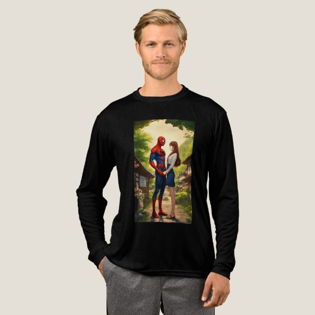 Hero möter kärlek" t shirt (Hel framsida)