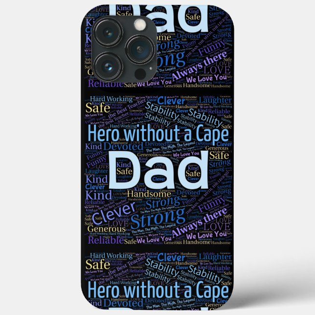 Hero Pappa Anpassningsbar Fodral-Mate iphone case (Baksida)