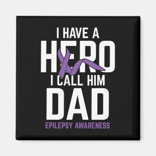Hero Pappa Epilepsy Epilepsy Awareness Epilepsy Pa Magnet