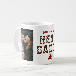Hero Pappa Fars Dag 2 Foto Collage Kaffemugg