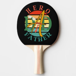Hero Pappa Fath Sunset Tie, Mustache & Sunglasses Pingisracket
