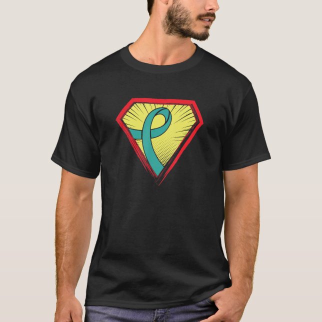 Hero Progressive Supranuclear Palsy Awareness Ribb T Shirt (Framsida)