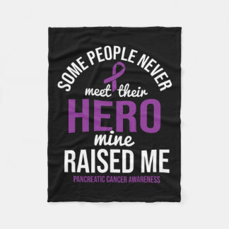 Hero Razed Me Pancreatic Cancer Awareness Pancrea Fleecefilt