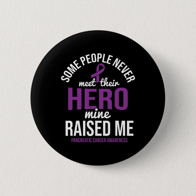Hero Razed Me Pancreatic Cancer Awareness Pancrea Knapp (Framsida)