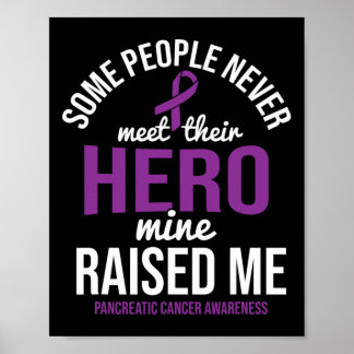 Hero Razed Me Pancreatic Cancer Awareness Pancrea Poster