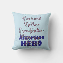 Hero-Square Pillow, utfälld Make-Far Kudde