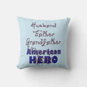 Hero-Square Pillow, utfälld Make-Far Kudde