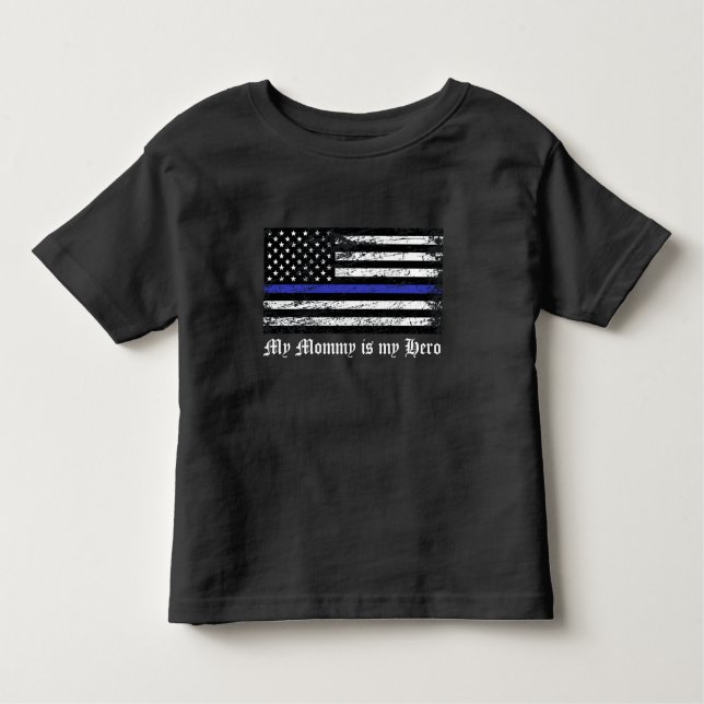 Hero Thin Blue Line T-shirt (Framsida)