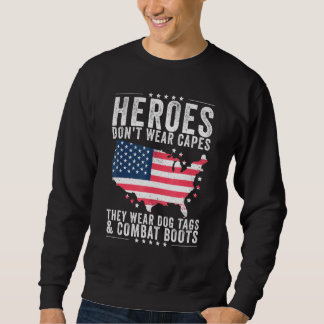 Heroes Bäror inte upp sina Bäror Hundbrickor och C Lång Ärmad Tröja