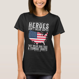 Heroes Bäror inte upp sina Bäror Hundbrickor och C T Shirt