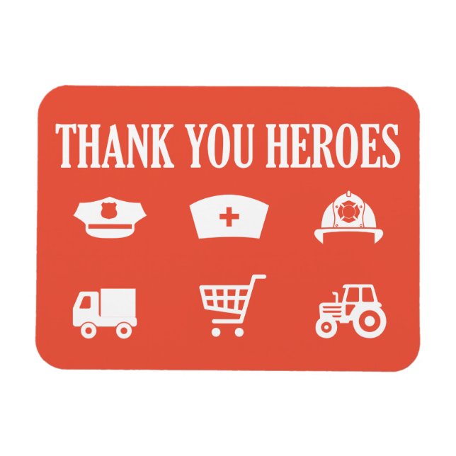 Heroes | Frontliner | TACK Magnet (Horisontell)