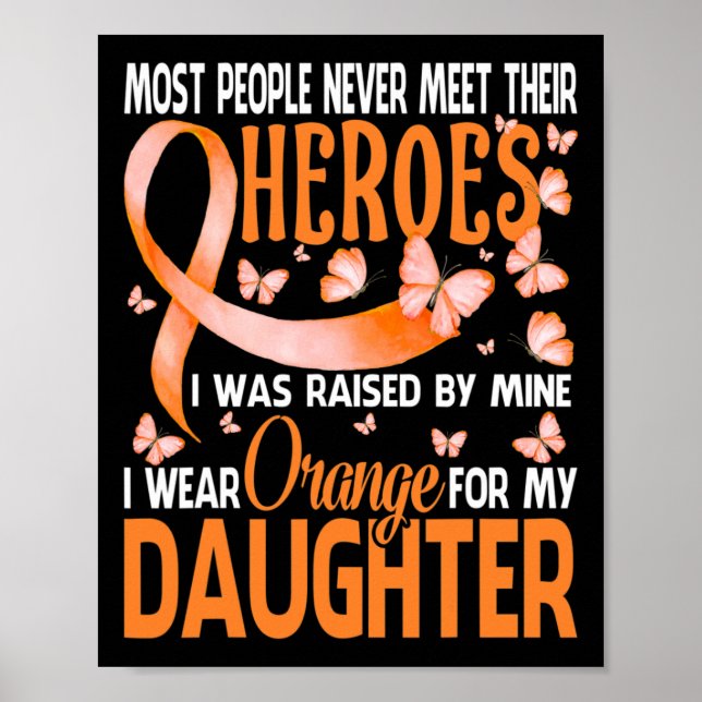 Heroes I Bära Orange för min dotter Många Poster (Framsidan)