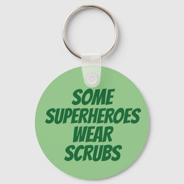 Heroes in Scrubs Keychain Nyckelring (Framsida)
