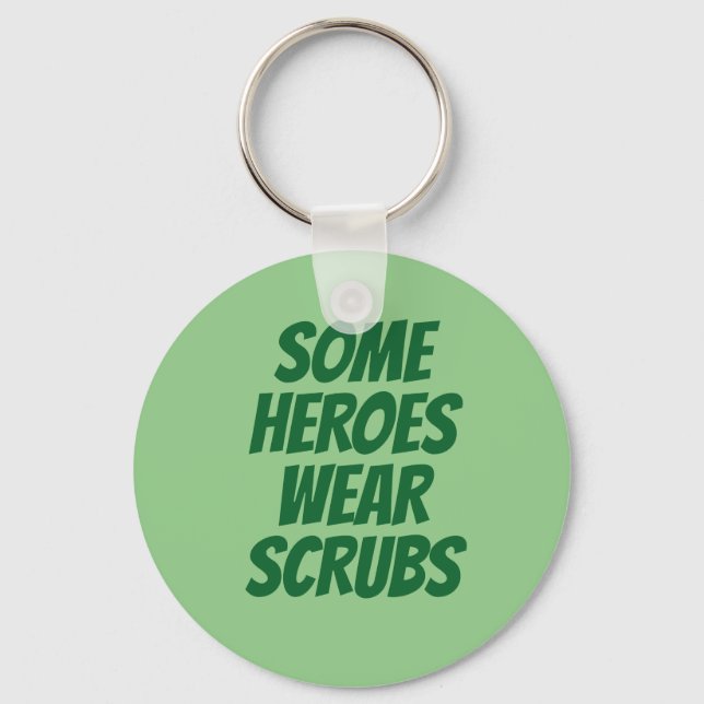 Heroes in Scrubs Keychain Nyckelring (Framsida)
