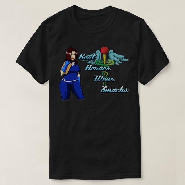 Heroes in Smocks T Shirt (Design framsida)