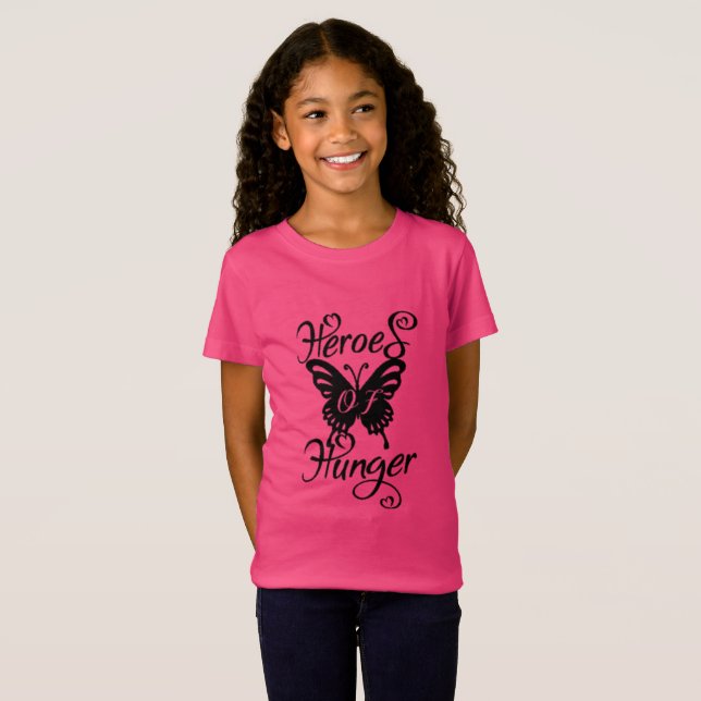 Heroes of Hungrig Girls Tee (Hel framsida)