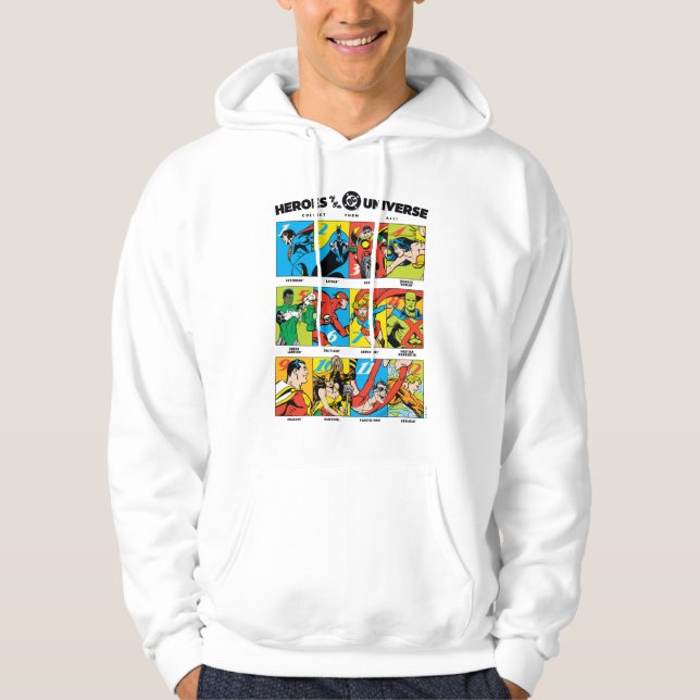 Heroes of the DC™ Universe Hoodie (Framsida)