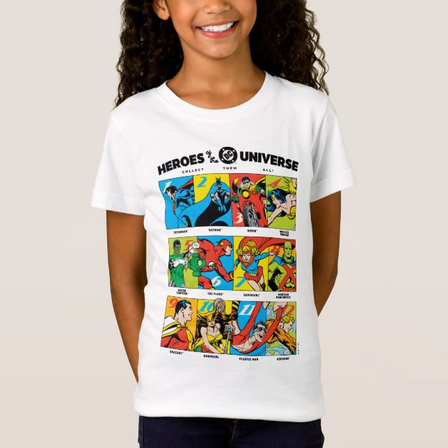Heroes of the DC™ Universe T Shirt (Framsida)
