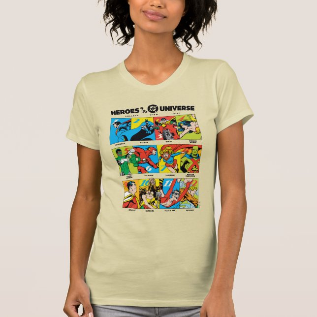 Heroes of the DC™ Universe T Shirt (Framsida)
