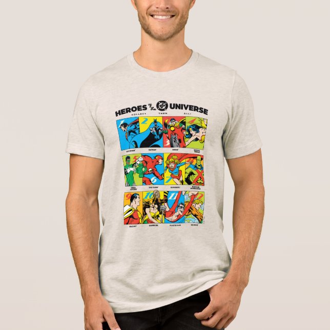 Heroes of the DC™ Universe T Shirt (Framsida)