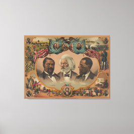 Heroes of the Färgad Tävling 1881 Frederick Dougla Canvastryck