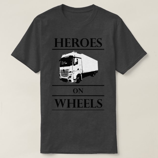 Heroes på hjul trucker t shirt (Design framsida)