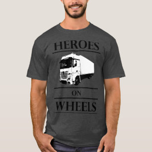 Heroes på hjul trucker t shirt