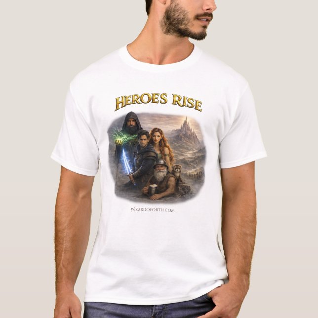 HEROES RISE T-Shirt (Framsida)