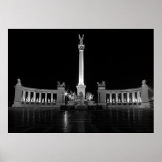 Heroes Square Budapest Poster