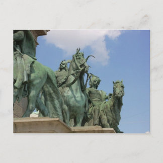 Heroes Square, Budapest Vykort
