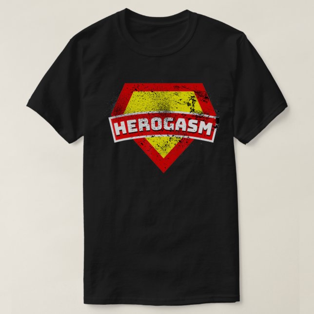 Herogasm Funny Superassistance T Vintage Design Shirt (Design framsida)